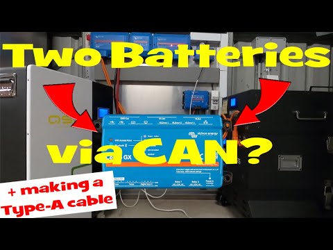 Trying to connect 2 different batteries via CAN to the Victron Cerbo.