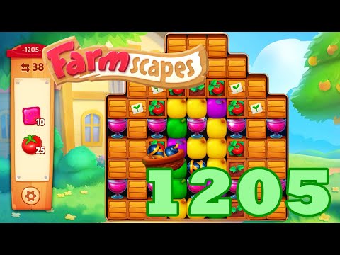 Farmscapes Level 1205 HD Gameplay Walkthrough | 3 - match game | android | ios | pc | GameGo Game