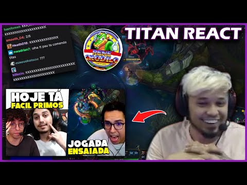 TITAN REACT | KENNZY IMITANDO O KEIO, JOGADA ENSAIADA CONTRA O YETZ, PIJACK MONO YONE