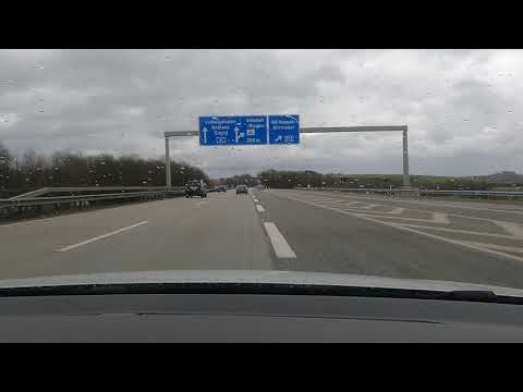 Die Bundesautobahn 61 – Autobahn 61 - A61 - A573 – Autobahn 573 - German highway -  🇩🇪 Germany || 4K