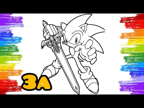 Sonic Coloring Pages/ Sonic and Black Knight Coloring Pages/ Alan Walker - Fade [NCS Release]
