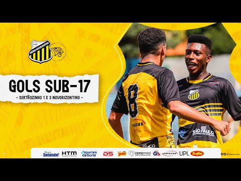 Gols - Sertãozinho 1x3 Novorizontino / Paulista Sub-17 🟡⚫