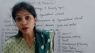 301 (Dimensions of organisational climate)