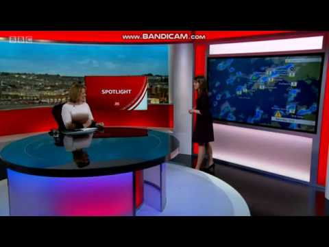 Alex Osbourne BBC Spotlight weather on BBC ONE February 28th 2020 - 60 FPS