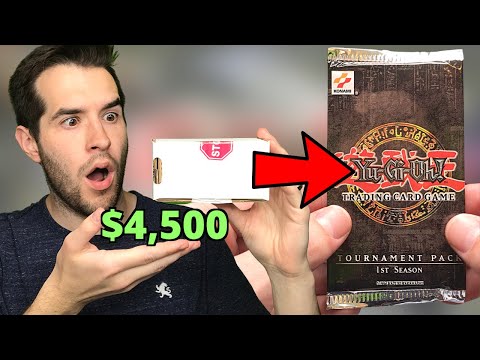 Opening The FIRST Yugioh Tournament Pack Box EVER! ($4,500)