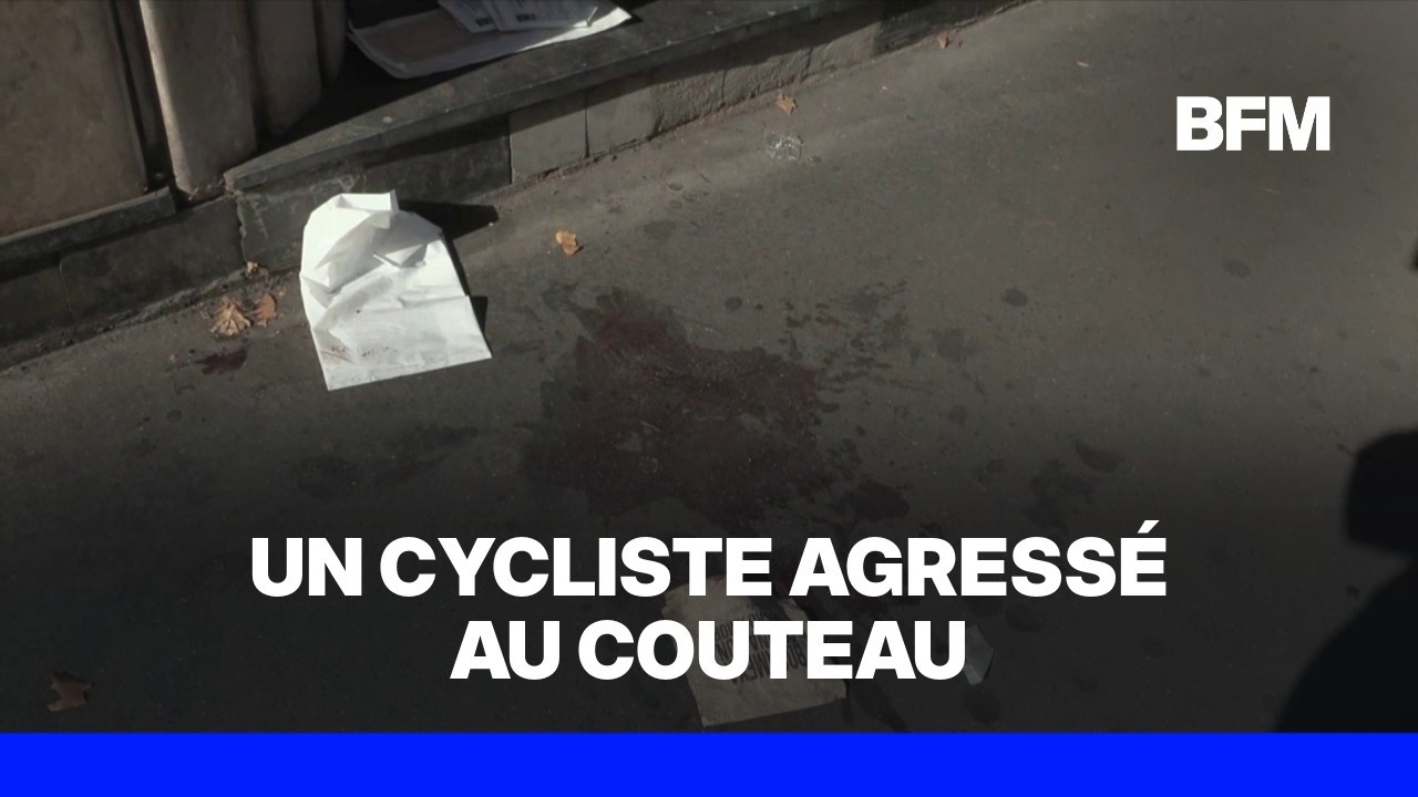 Un cycliste blessé au couteau par un automobiliste après un différend routier à Paris