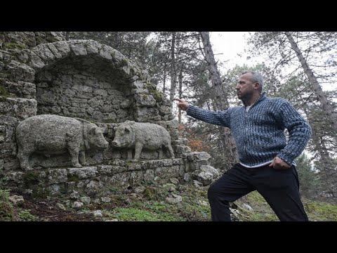 Defineciler Şokta Kayada Oyma Domuz Ve Define İşaretleri Dolu...!!!