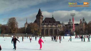 preview picture of video 'Europe's largest ice-skating rink, Budapest, Hungary - Unravel Travel TV'