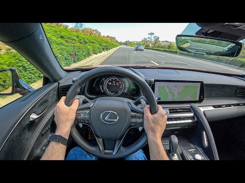 2025 Lexus LC 500 Coupe - POV Test Drive (Binaural Audio)