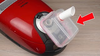 Insert Plastic Container into Vacuum Cleaner and you'll be amazed ! Invention