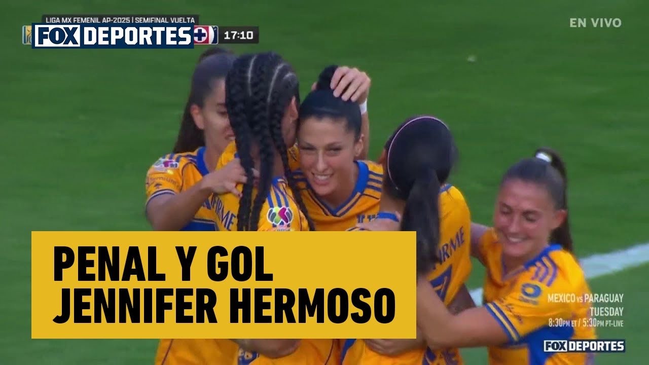 😯🔥 PENAL Y GOL Jennifer Hermoso | Tigres 1-0 Cruz Azul | Semifinal Vuelta | Liga MX Femenil