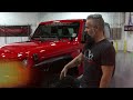 Rough Country High Clearance LED Flat Fender Flare Kit    - JL 