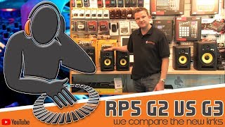 Video thumbnail for KRK Rokit RP5 G3 vs G2 - COMPARISON by GetintheMix