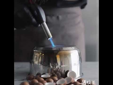 Making coconut shaped chocolates | Chocolate making recipes and ideas | Samhita Mahendran