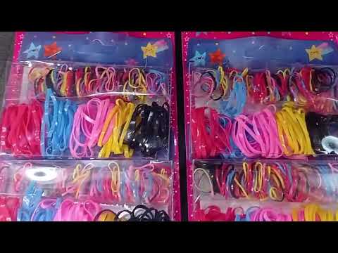 CARTELA DE GOMINHA DOIS TAMANHOS VERMELHO COM PRETO COM 5 KITS