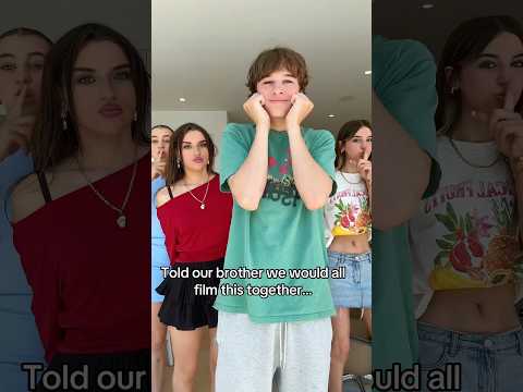 We left him alone - 3 Sisters Pranked the Brother (Family of 6 kids)