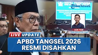 Resmi Disahkan, Besaran APBD Kota Tangerang Selatan untuk Tahun 2026 Alami Penurunan