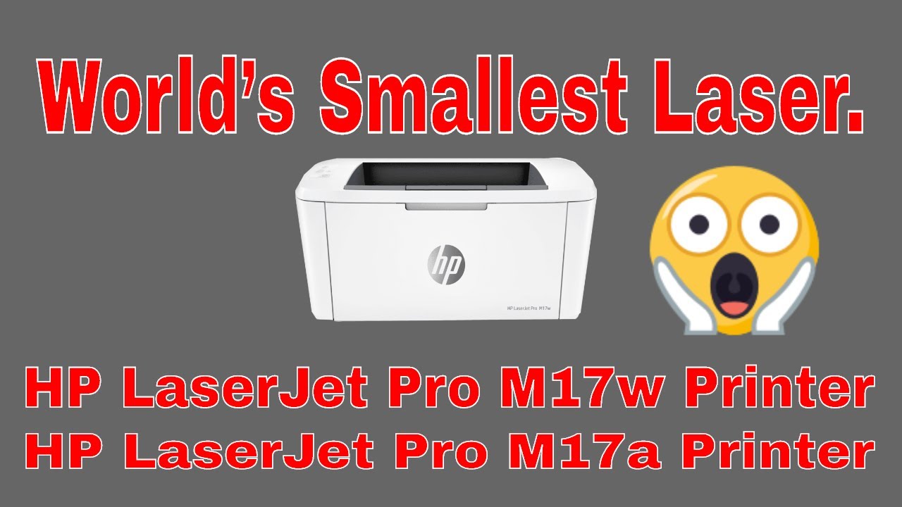 World’s Smallest Laser printer hp laserjet pro M17a/ m17w 2019.