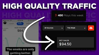 How to START Selling Beats with Low Plays (Driving High Quality Traffic)