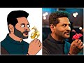 Hithalaka Karibyada Maava Song Funny Drawing Meme Prabhudeva Malu Nipanal Nishvika Naidu