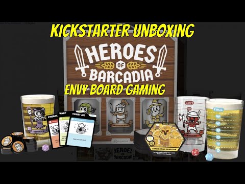 Heroes of Barcadia Kickstarter Unboxing