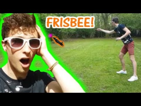 Playing FRISBEE with a DOG!