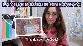 [CLOSED] LAYOVER ALBUM GIVEAWAY! | thank you for 20k! 💜
