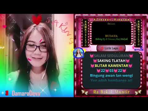 Karaoke smule with Damaradeva_Ra Bakal Muntir