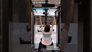 フリーアナウンサー 小野寺結衣 ジム トレーニング動画 #shorts