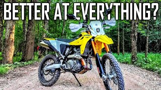How the DRZ4S Compares to the DR650 On & Off Road!