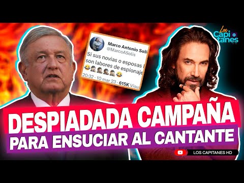 Así es la DESPIADADA campaña para ENSUCIAR a Marco Antonio Solís tras BURLARSE del presidente AMLO