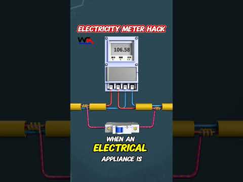 Electricity Meter Bypass Hack ⚡️⚡️#electricitymeter #electricity #diyelectrical