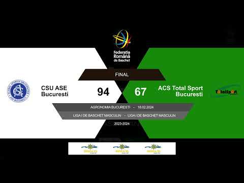 L1BM 2023-2024: CSU ASE București - Total Sport București