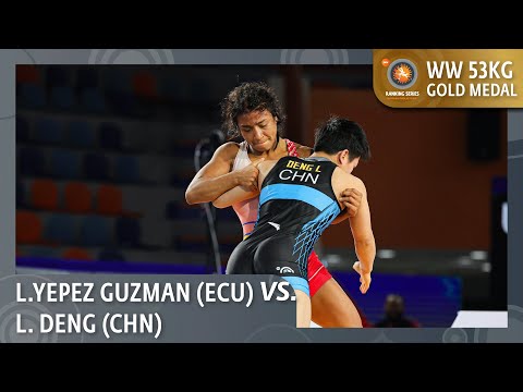 Gold Medal • WW 53Kg • Lucia Yamileth YEPEZ GUZMAN (ECU) vs. Li DENG (CHN)