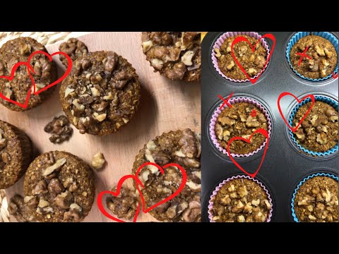 Healthy OATs & CARROT muffins quick, simple and easy with household staples