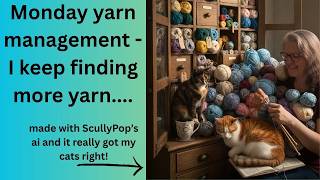 Yarn Management Monday-seriously, I found MORE yarn ... a lot more yarn - WATCH TO THE END- trust me