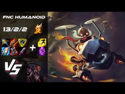 Fnatic Humanoid MID Corki vs Lucian - EU Challenger Patch 14.14