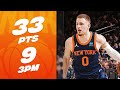 Donte DiVincenzo COULDN'T MISS AT MSG! - 33 PTS (9 Threes) 🔥| January 30, 2024