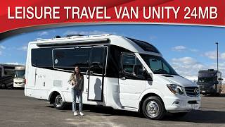 A preview image of the linked video showcasing 2018 Leisure Travel Van Unity 24MB