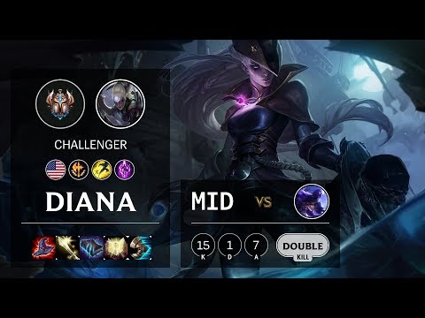 Diana Mid vs Ryze - NA Challenger Patch 10.9