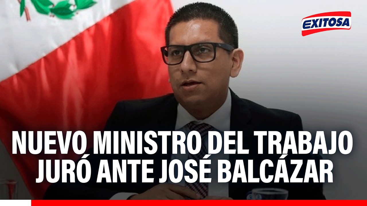 🔴🔵 Freddy José María Solano juró como nuevo ministro de Trabajo y Promoción del Empleo