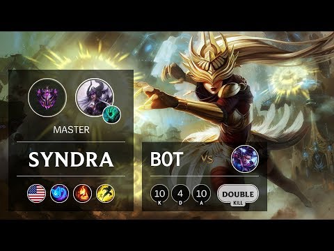 Syndra Bot vs Vayne - NA Master Patch 9.8