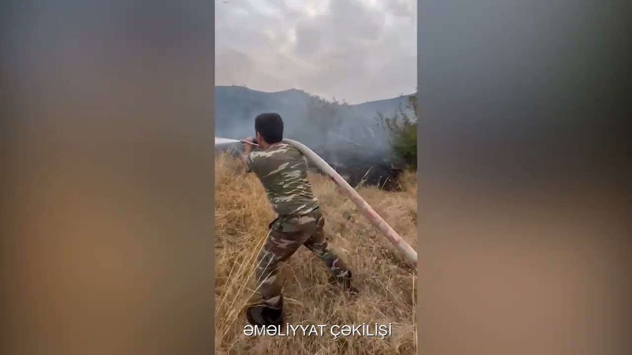Ağstafanın Yuxarı Göycəli kəndindəki yanğın tam söndürülüb