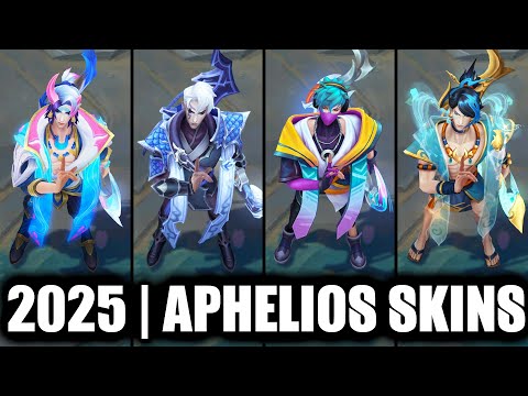 ALL APHELIOS SKINS SPOTLIGHT 2025 | League of Legends