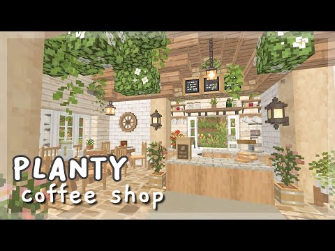 Mind-Blowing Minecraft Coffee Shop Speedbuild 🌿☕