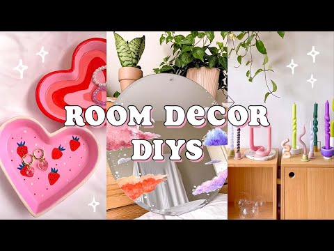 how to make your room AESTHETIC with DIYs 🎨 *cheap room decor* PART 1