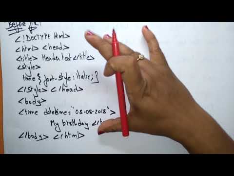 html tutorial for beginners| by bhanu priya