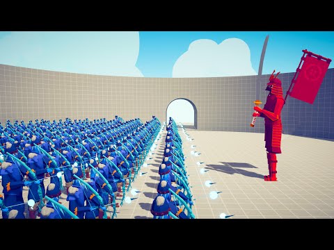 HOW MANY ICE ARCHERS TO TAKE DOWN SHOGUN - Totally Accurate Battle Simulator TABS