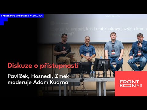 Náhled videa Panelová diskuze o přístupnosti