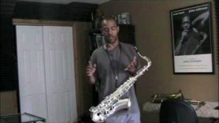 OVERTONES Tenor Sax Lesson with Frank Fontaine
